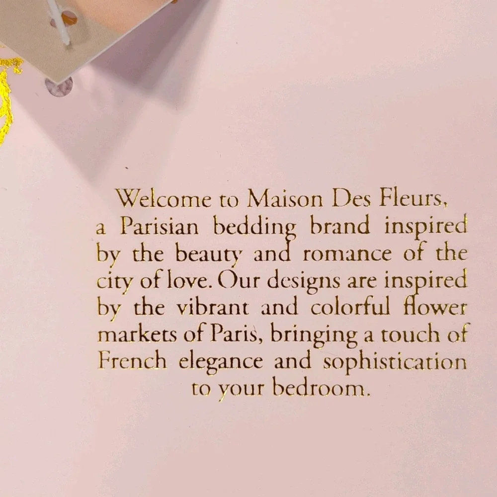 Maison Des Fleurs Terry Hair Drying 2 Piece Pillowcase/Scrunchie NWT 20‎ X 30 in